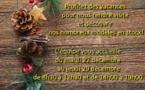 OUVERTURE  MARDI 27, MERCREDI 28 et JEUDI 29 DÉCEMBRE